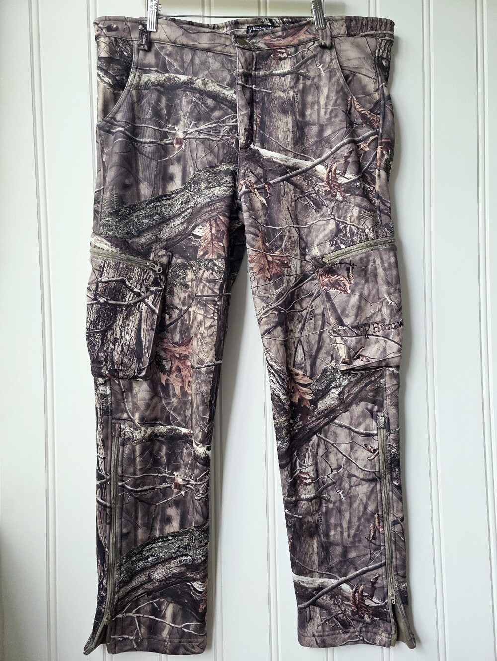 Huntworth Seneca Midweight Soft Shell Fleece Hunting Camo Pants Mens 2XL